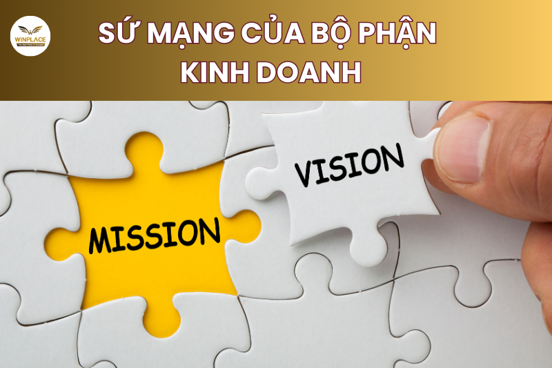 sứ mạng của bộ phận kinh doanh